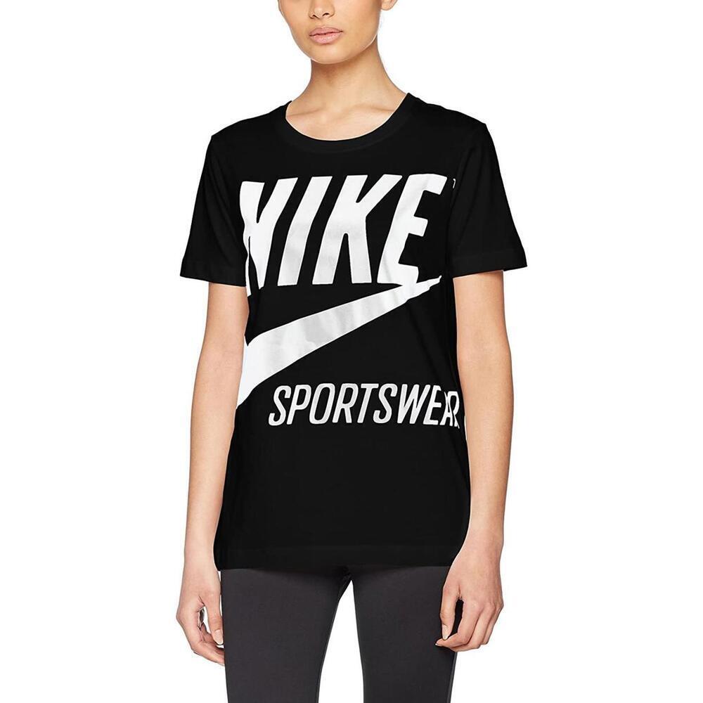Nike Womens Sportswear Cotton Logo T-Shirt Size S